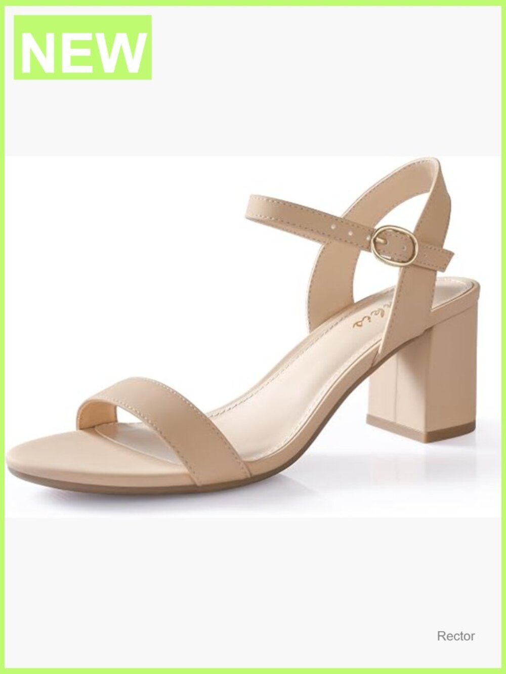 2.5'' Block Chunky Heel Sandals with Ankle Strap Open Toe Dressy Casual Wedding